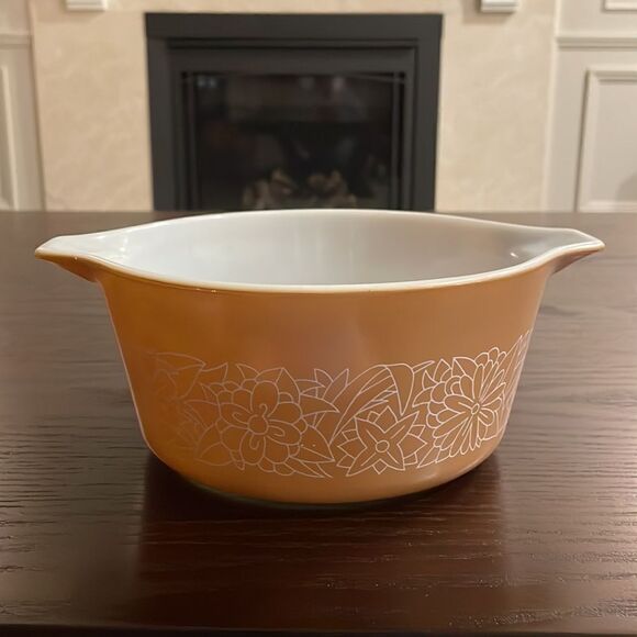 Vintage Pyrex 474 B Woodland Round Casserole Dish 2.5 litre Excellent Condition - Picture 5 of 6